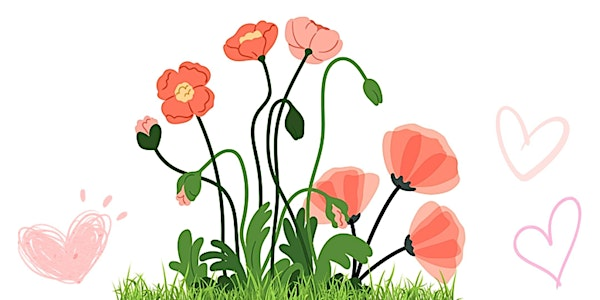 Learn how to draw Poppy Flowers, Kids  Art Class | Expressive Brush Art Studio