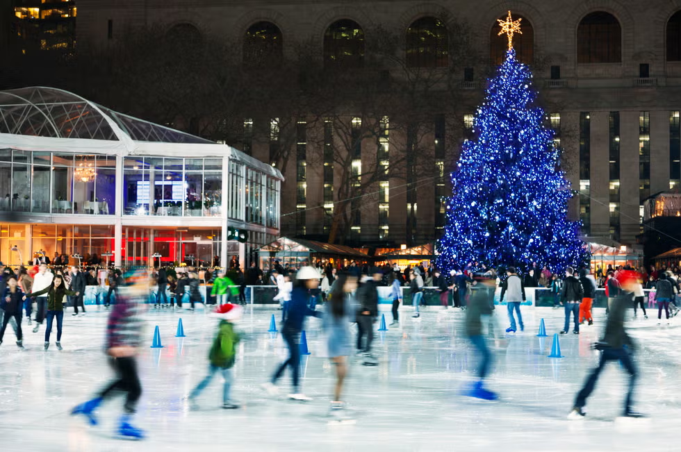 The Bryant Park Christmas Market | Christmas in New York 2025 | Manhattan's Bryant Park