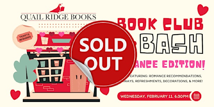 Book Club Bash: Romance Edition! | Quail Ridge Books