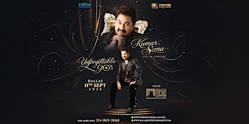 Kumar Sanu Live in Concert | Plano ISD, Robinson Fine Arts Center