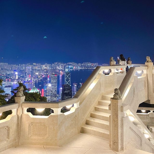 絕美夜景！太平山頂獅子亭