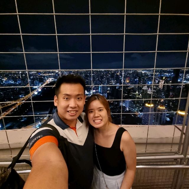 Bangkok Skyline On Baiyoke Sky Rooftop