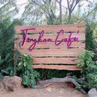 Balinese Garden River View Cafe in Kanchanaburi 🌿