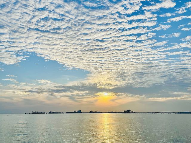 Perfect sunset view