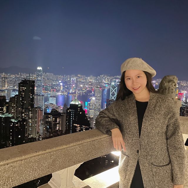 絕美夜景！太平山頂獅子亭