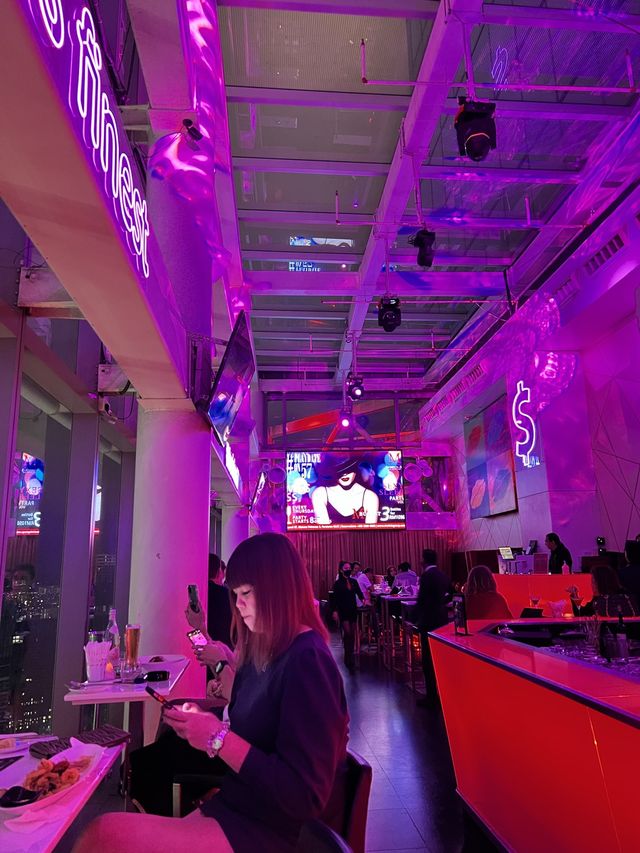 Bar with awesome KLCC view