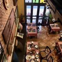 Coffee time at Zurich bread cafe and  bar