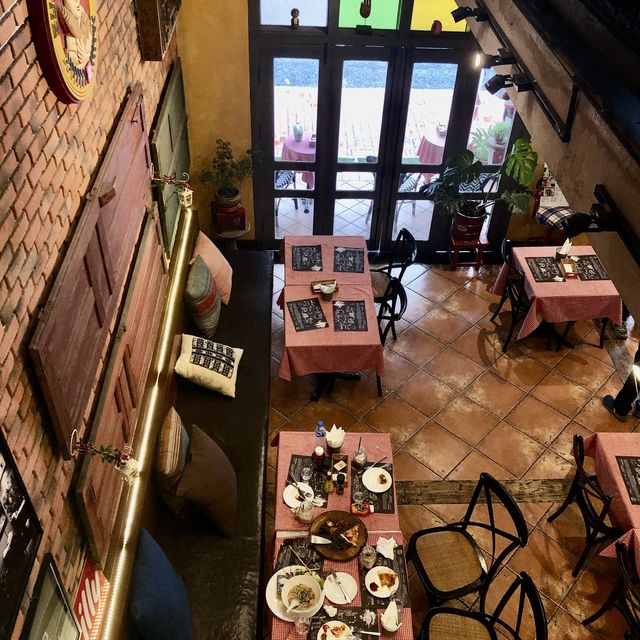 Coffee time at Zurich bread cafe and  bar