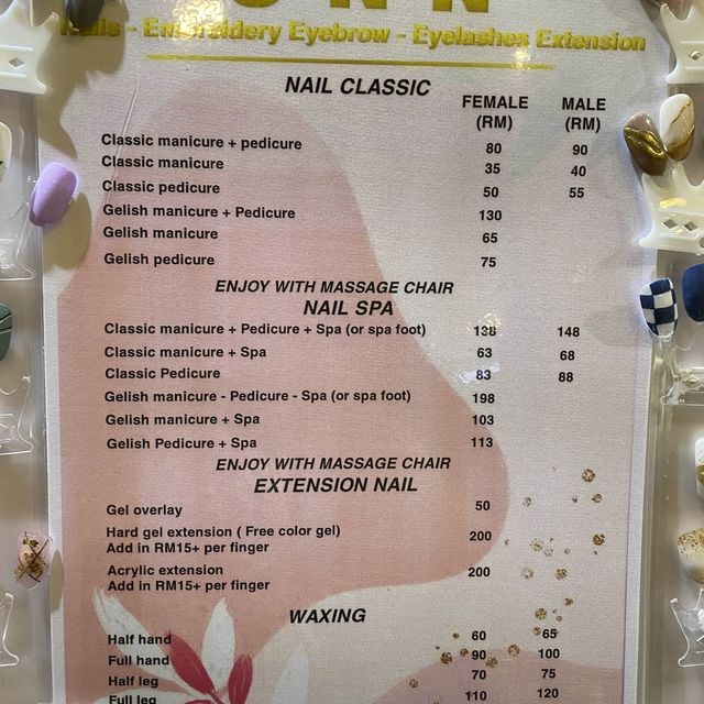 CNN nail and eyelash salon, KSL City Mall Johor Bahru