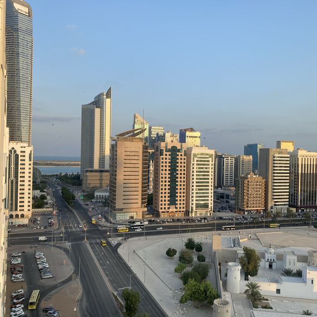 Skyscrapers @ Abu Dhabi open balcony view 