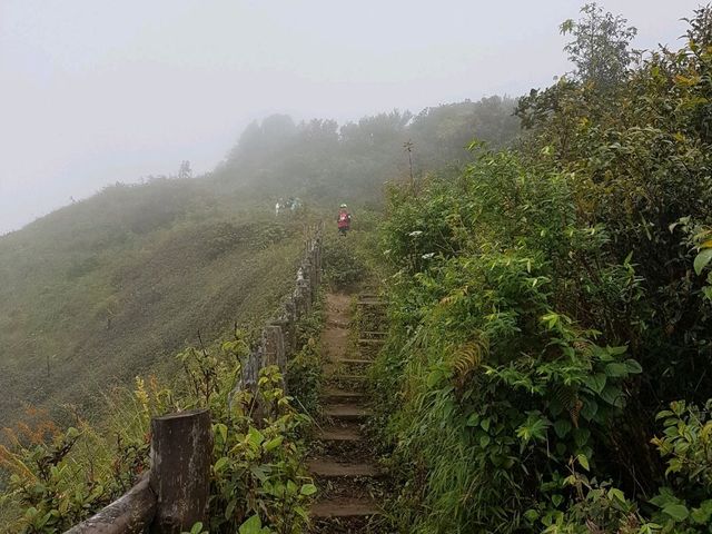 hiking in "winter" weather