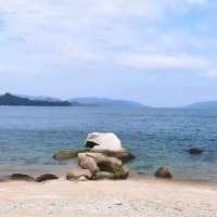 航拍船灣淡水湖