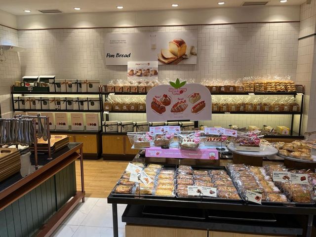 Fresh baked goods and drink