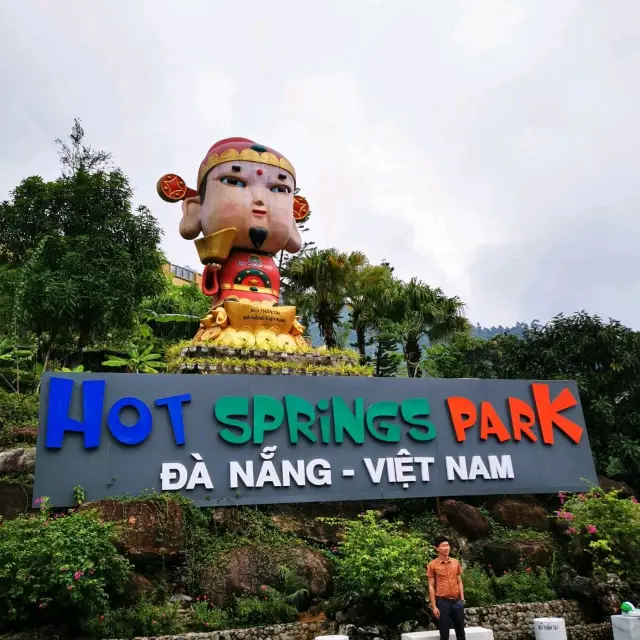 relax at hot spring park with diff temp 