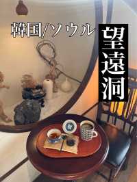 韓国/ソウル【望遠洞】緑と和の調和が素敵🌿駅近の人気カフェ💚