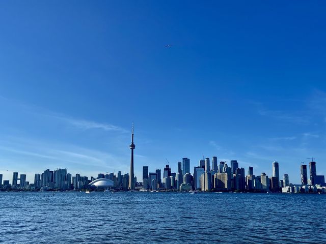 CN Tower view from the Centre Island