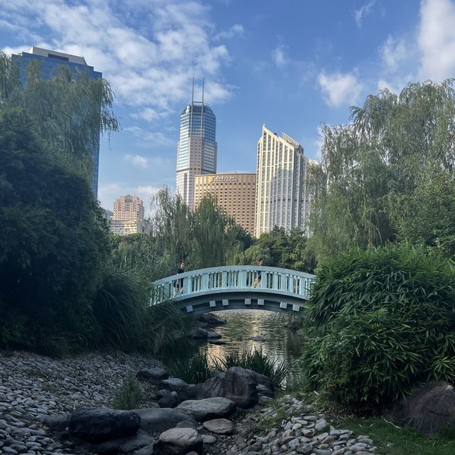 A Very Lively Park in Hongqiao Area