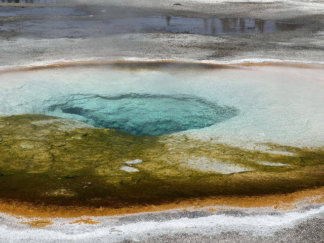 Yellowstone National Park in the United States.