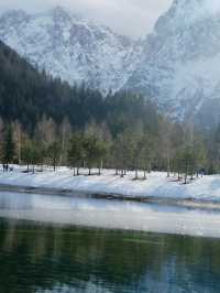 Snowy mountains and lakes | A winter trip~