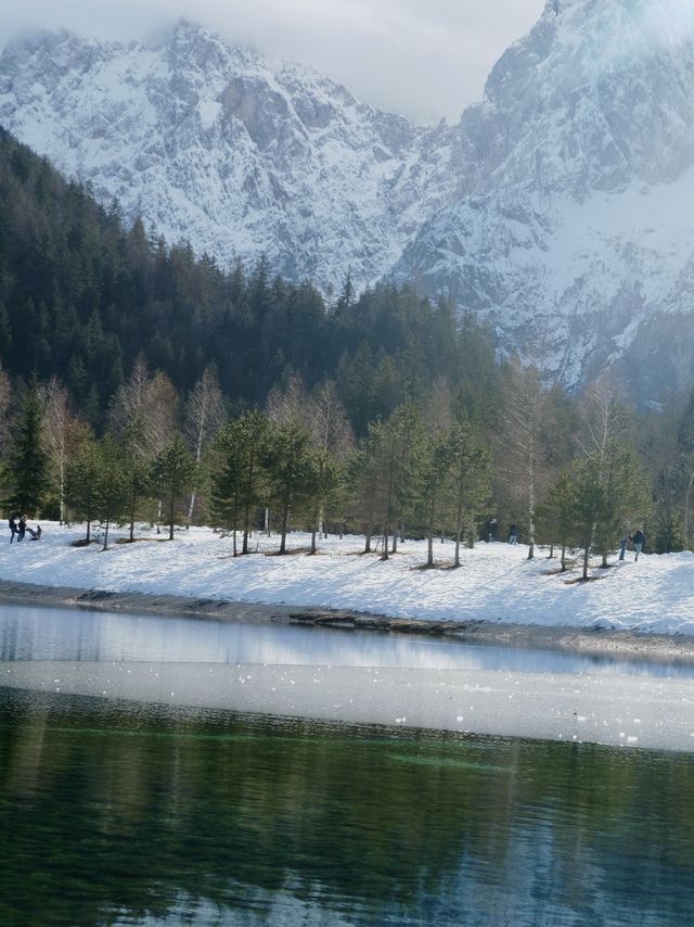 Snowy mountains and lakes | A winter trip~