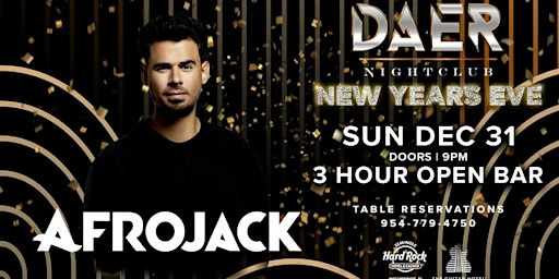 AFROJACK | NYE DAER Nightclub | DAER Nightclub