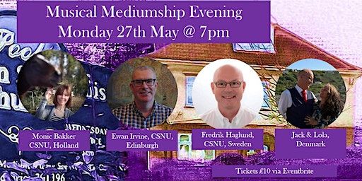 Musical Mediumship Evening with Live Music | Poole Christian Spiritualist Church