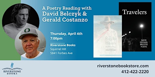 A Poetry Reading with David Belczyk and Gerald Costanzo | Riverstone Books