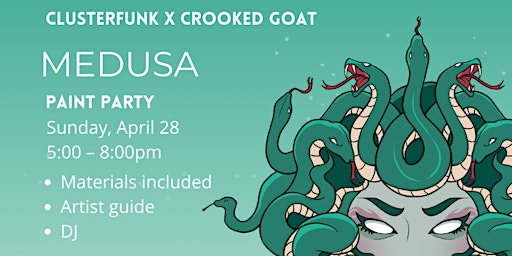 Medusa Paint Night | Crooked Goat Brewing