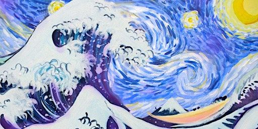 Paint Starry Night Over The Great Wave! Birmingham | Sommar Brewery & Taproom, Birmingham