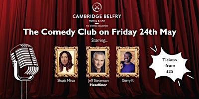 Comedy Club at The Cambridge Belfry | Cambridge Belfry Hotel & Spa