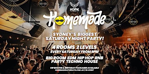 Homemade Saturdays - 18th May 2024 | Home Main Venue