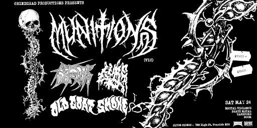 Munitions w/ Acts Of Insanity, Gulge & Old Goat Smoke at Elton Chongs's | Elton Chong