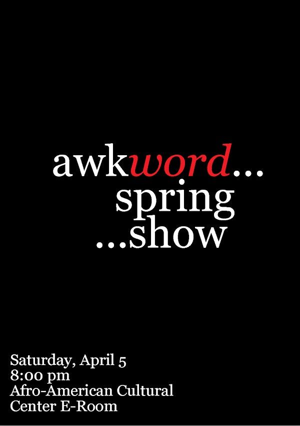 WORD Spring Show | Afro American Cultural Center at Yale