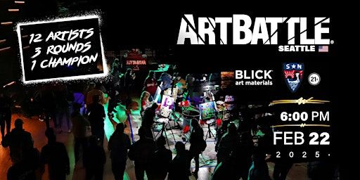 Art Battle Seattle - February 22, 2025 | Leif Erikson Hall
