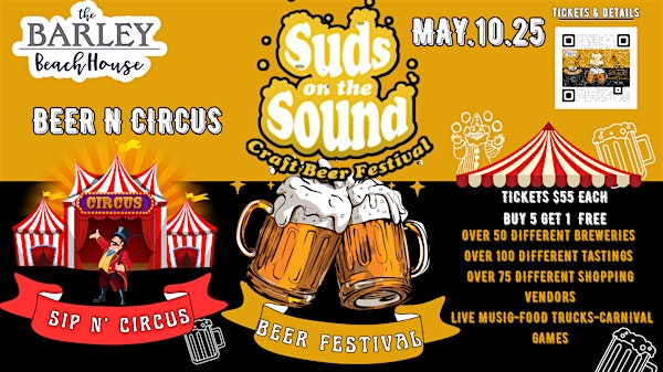 SUDS ON THE SOUND CRAFT BEER FESTIVAL & CIRCUS | Rye Town Park