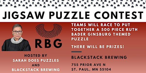 RBG Themed Team Jigsaw Puzzle Contest at BlackStack Brewing - June 2025 | BlackStack Brewing