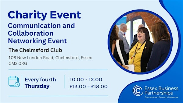 Charities Networking Event | The Chelmsford Club Ltd