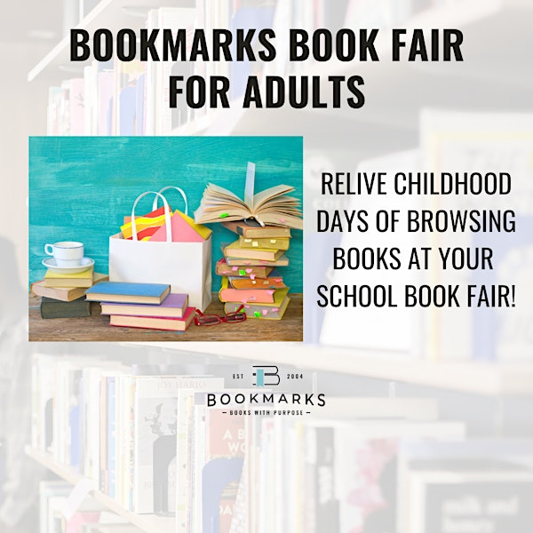 Bookmarks Book Fair for Adults | Bookmarks