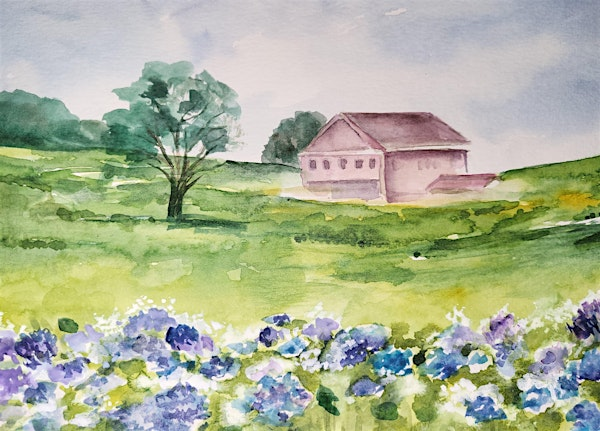 Sip & Paint- Watercolor for Beginners- Vineyard Days! | Running Brook Vineyard & Winery