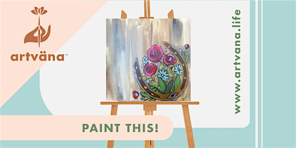Artvana Paint & Sip class at Bertoglios Pizza in Yelm July 2025 | Bertoglios Pizza