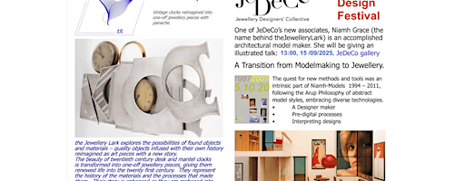Transition from Modelmaking to Jewellery | Jedeco