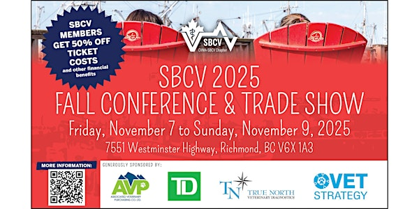 SBCV 2025 Fall Conference & Trade Show  (In-Person with Remote Component) | Sheraton Vancouver Airport Hotel