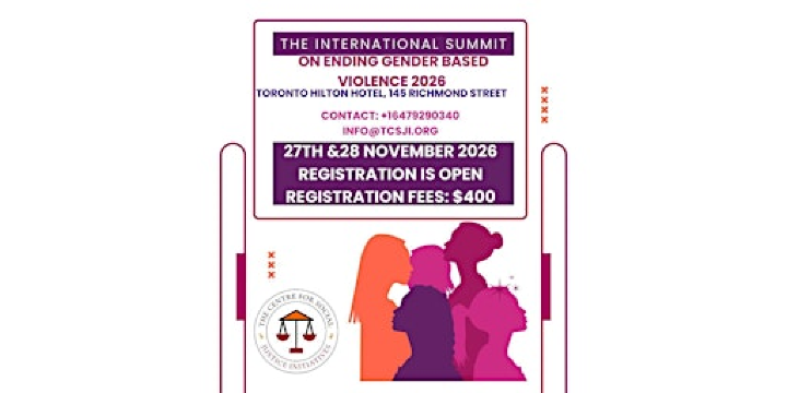 The 5th International Summit on Ending Gender-Based Violence 2026(ISEGBV26) | Hilton Toronto