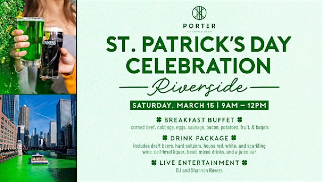Celebrate St. Patrick's Day at Porter Kitchen & Deck | Porter Kitchen & Deck