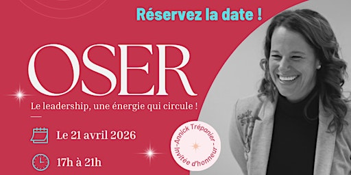 OSER: Le leadership, une énergie qui circule! | Université de Moncton - Pavillon Jeanne-de-Valois (Salle de spectacle - Amphithéâtre)