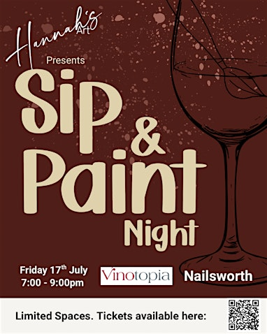 Sip & Paint  at Vinotopia, Nailsworth | Vinotopia Wine Merchants