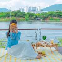 ⛲️넓은 호수위 여유로움을 느끼며 피크닉 할 수 있는 [김해, 연지공원]