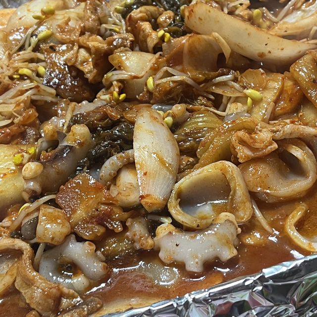 여수 현지인 찐 삼합 맛집, 포장마차 거리