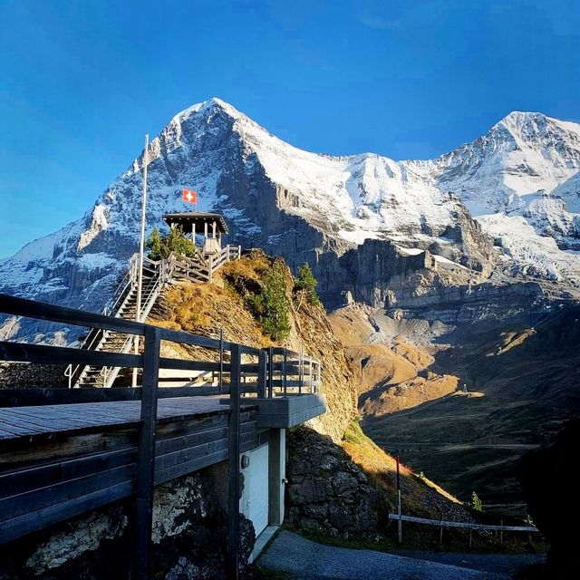 The Mountain Pass Of Kleine Scheidegg