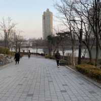 Seokchon lake and songpa district 